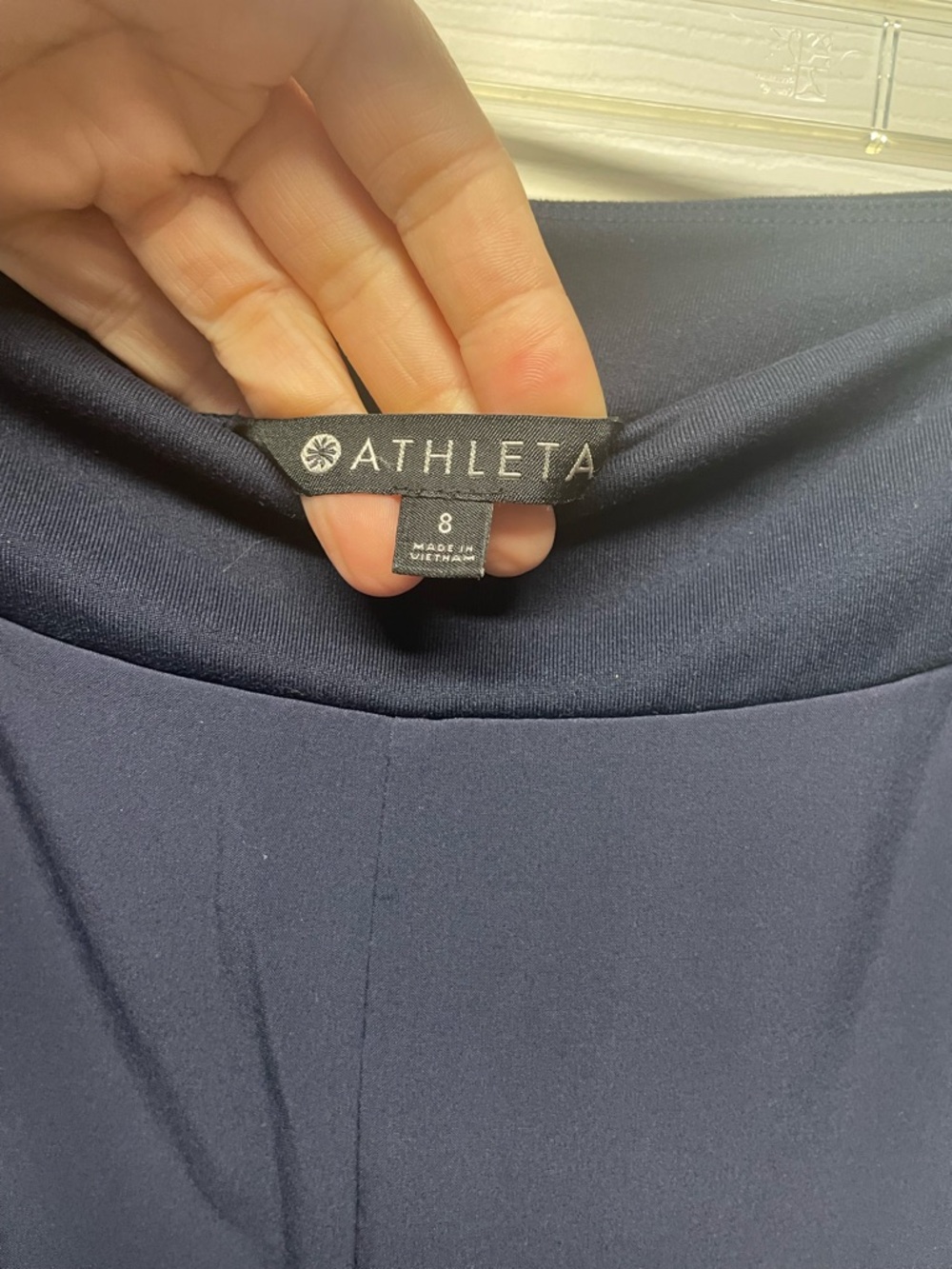 Athleta SoHo Navy Tapered Track Joggers - Picture 4 of 4
